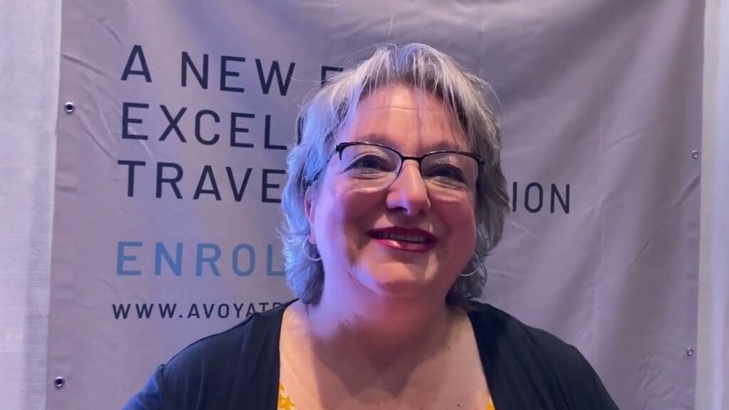 Gina Hoyt from Avoya Travel Academy speaking about travel agent training